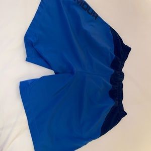 Under armour blue athletic shorts size medium